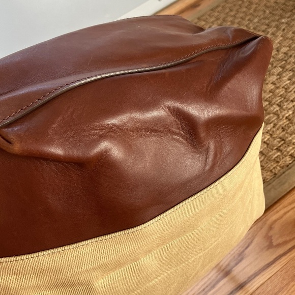 L.L. Bean Canvas Brown Leather Bag - Picture 6 of 6